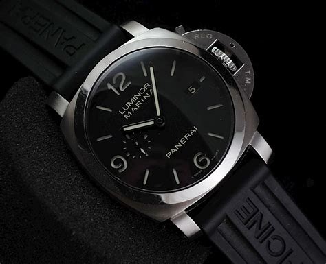 panerai brushed steel case|panerai luminor.